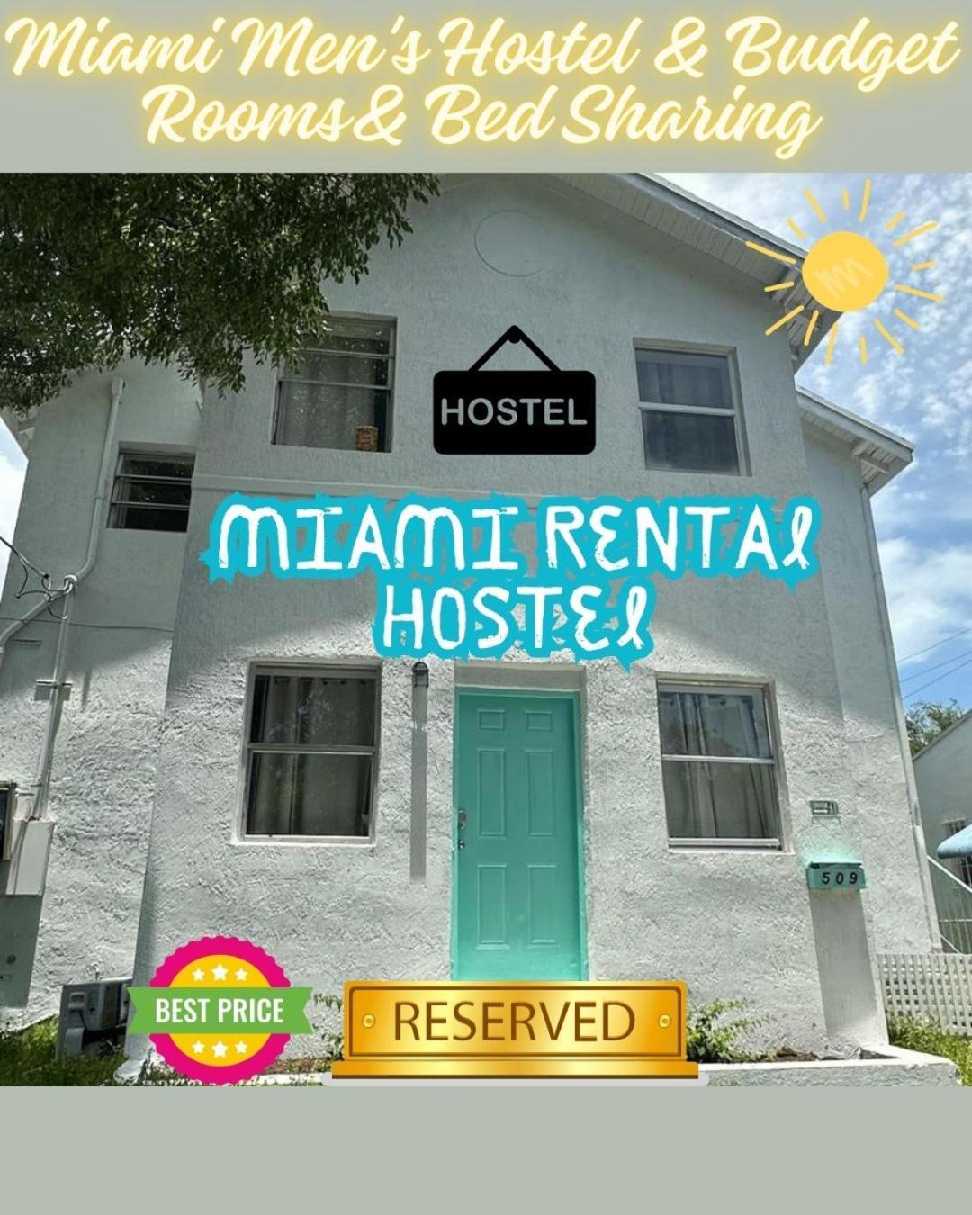 103 Miami Shared Rooms For Men Central Comfortable, Affordable Zewnętrze zdjęcie